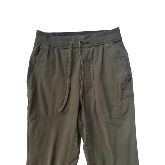 Men XS Lululemon Green Pull-On Drawstring Sweatpants Pants Skinny Joggers - Picture 2 of 7